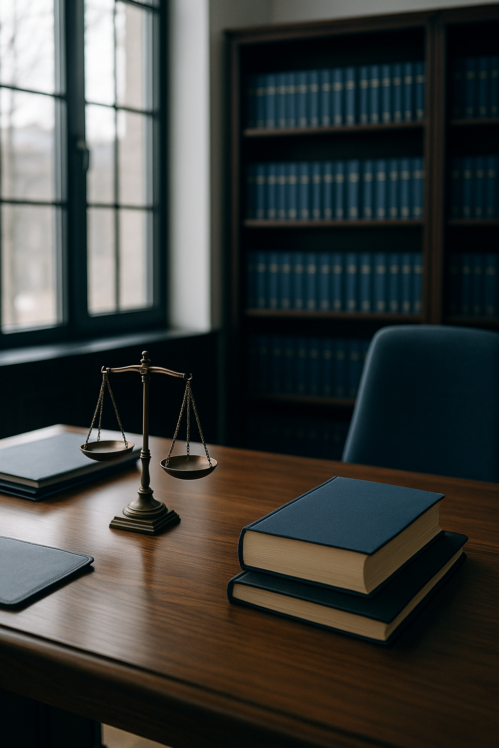 Schreibtisch in der Kanzlei Dr. Kruse Nienburg